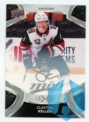 2021-22 Upper Deck MVP #9 CLAYTON KELLER Arizona Coyotes Silver Script
